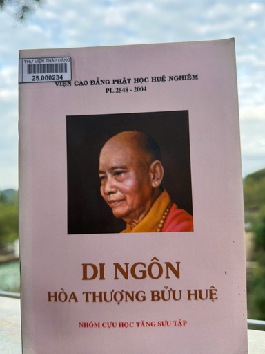 Di ngôn Hòa thượng Bửu Tuệ
