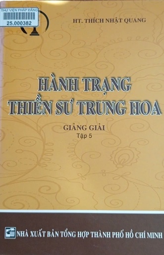 Hành trạng Thiền sư Trung Hoa