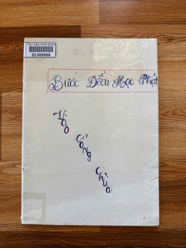 Bước đầu học Phật vào cổng chùa