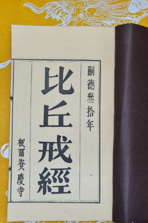 Tỳ Kheo Giới Kinh (Hán)