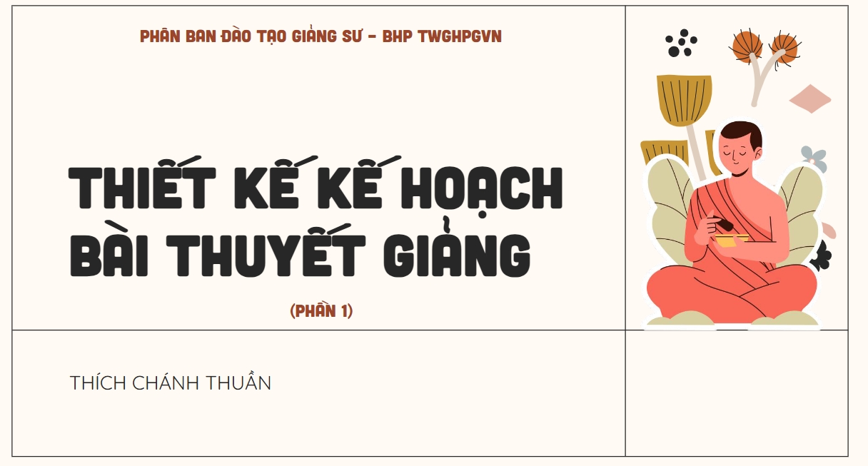 Thiết kế kế hoạch bài thuyết giảng - phần 1