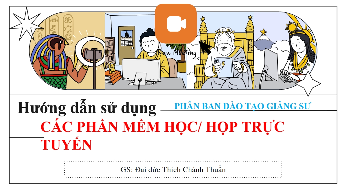 hướng dẫn sử dụng phần mềm học- họp trực tuyến