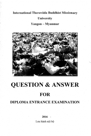 Myanmar Exam Questions and Answers 2016