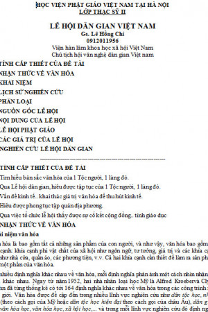 Lễ hội dân gian Việt Nam