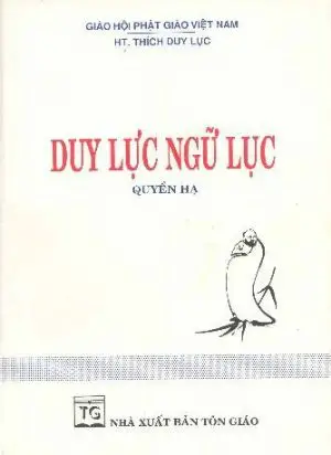 DUY LỰC NGỮ LỤC  QUYỂN HẠ