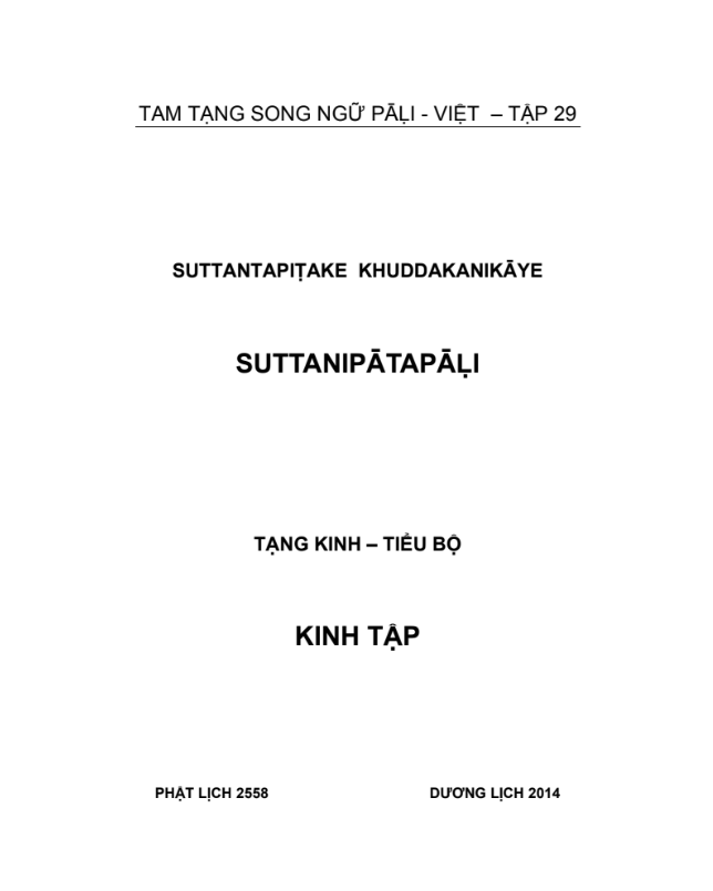 Tiểu Bộ (Kinh Tập)