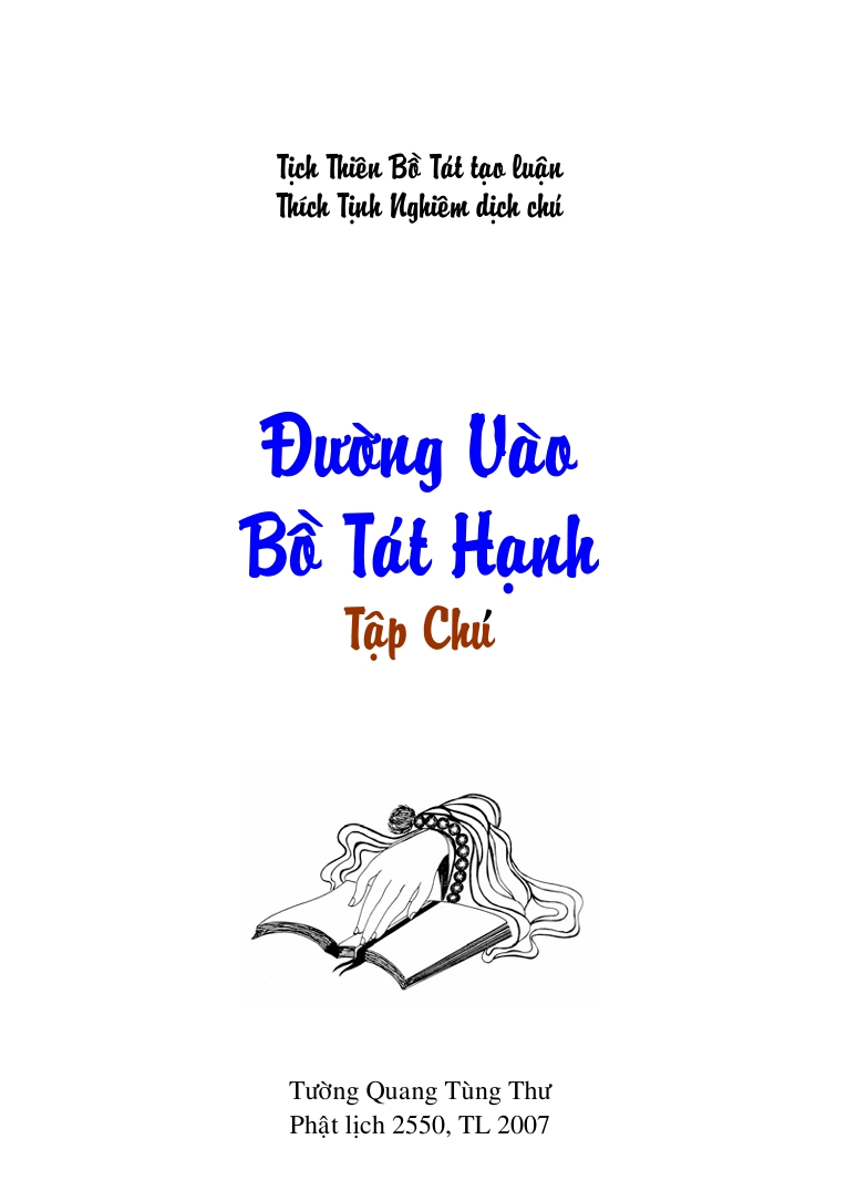 ĐƯỜNG VÀO BỒ TÁT HẠNH