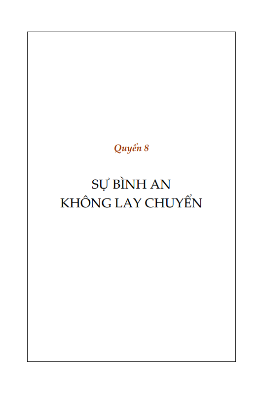 Lẽ sinh diệt, lý tu hành 8 - Ajahn Chah